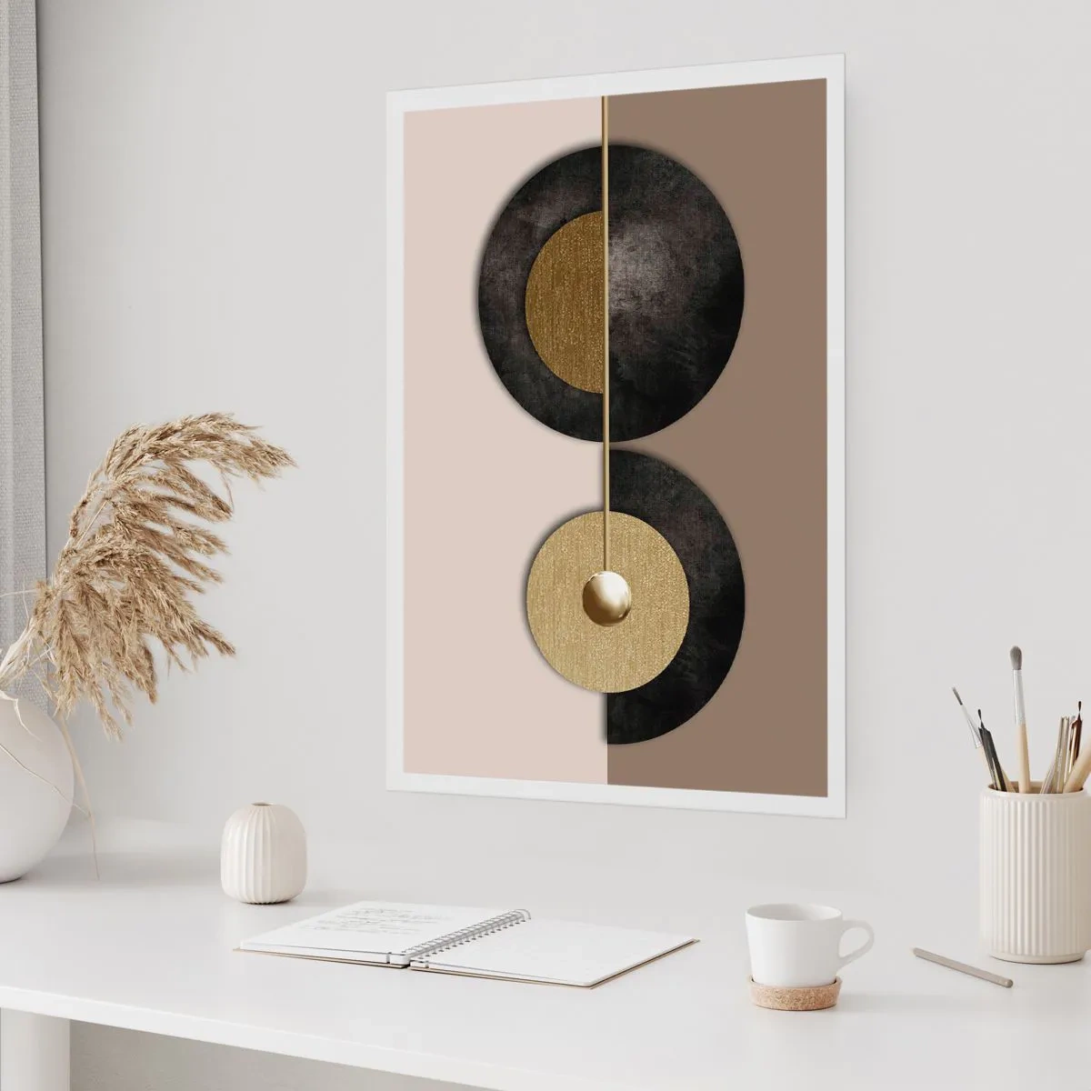 Poster - Variationen rund um den Kreis - 30x40 cm
