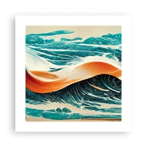 Poster - Traum eines Surfers - 40x40 cm