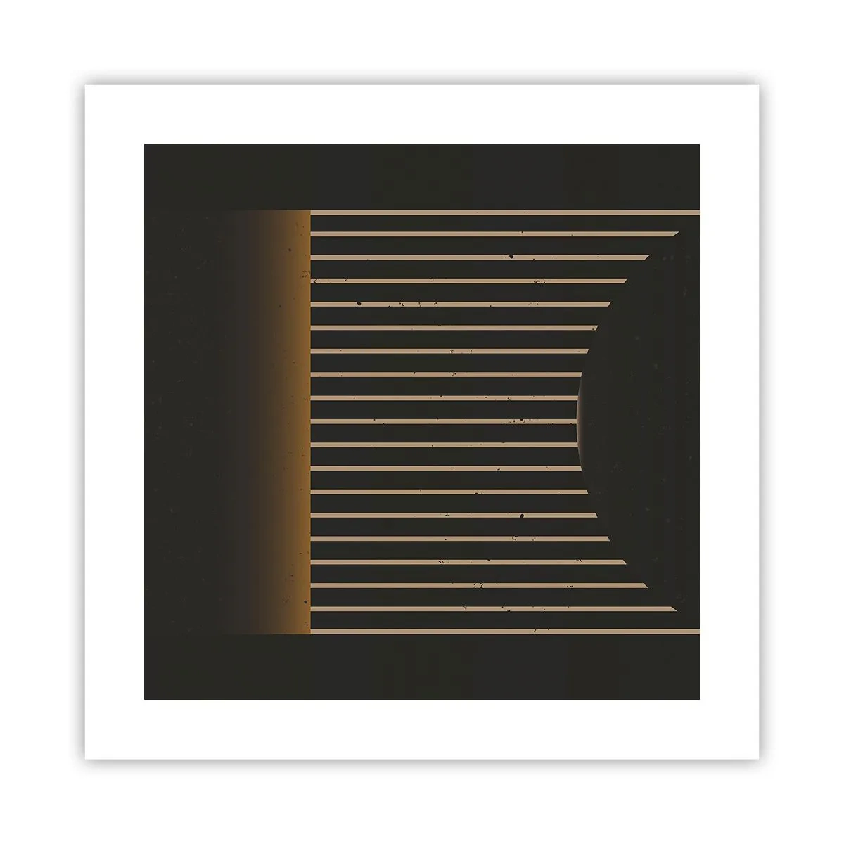 Poster - Die Dunkelheit erkunden - 40x40 cm