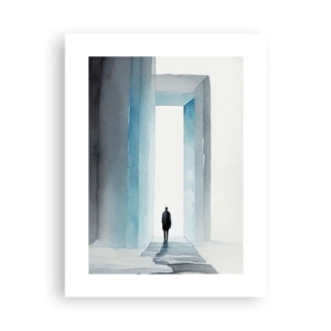 Poster - Lebe ohne Grenzen - 30x40 cm