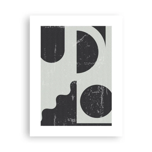 Poster - Komposition oben und unten - 30x40 cm