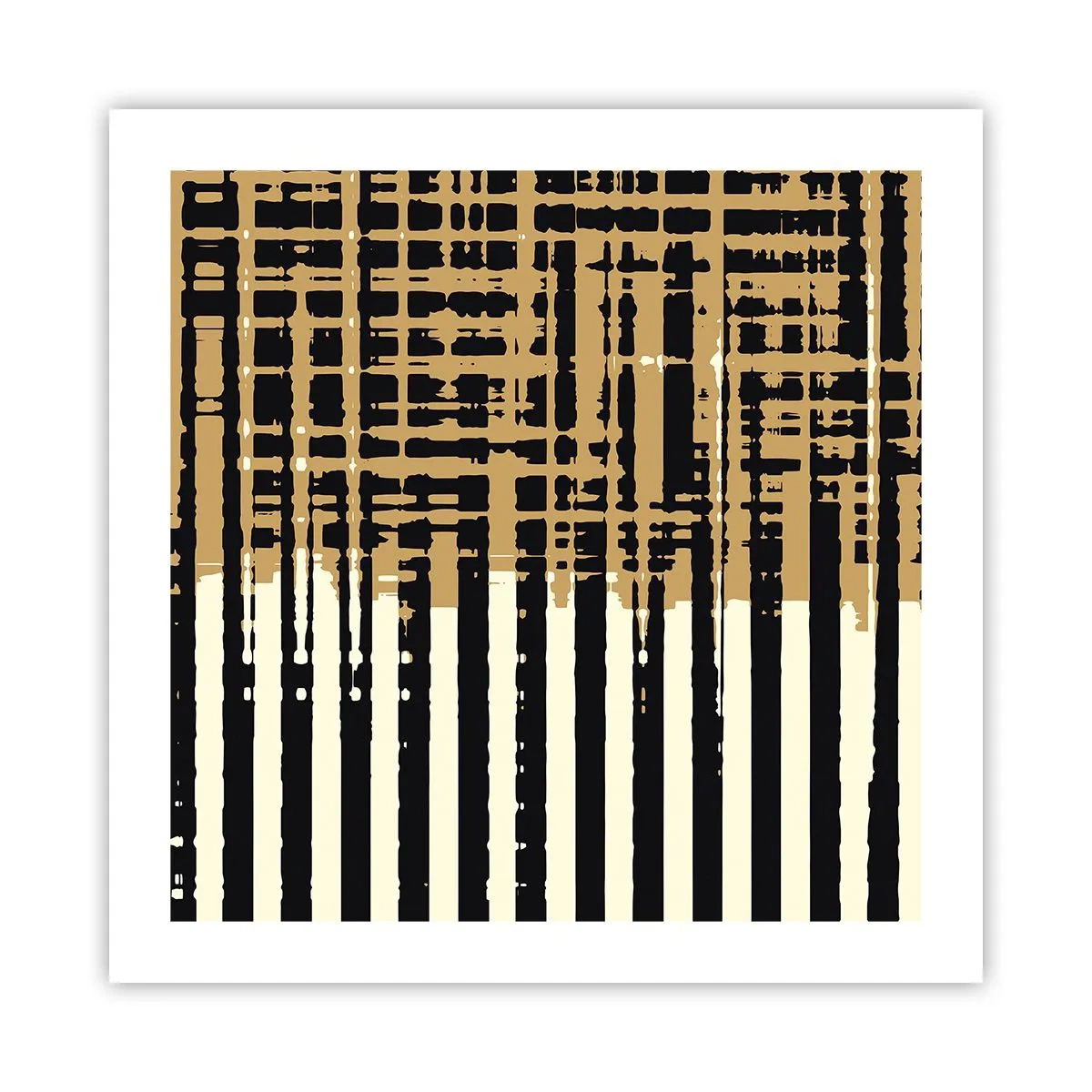 Poster - Architektonische Abstraktion - 50x50 cm