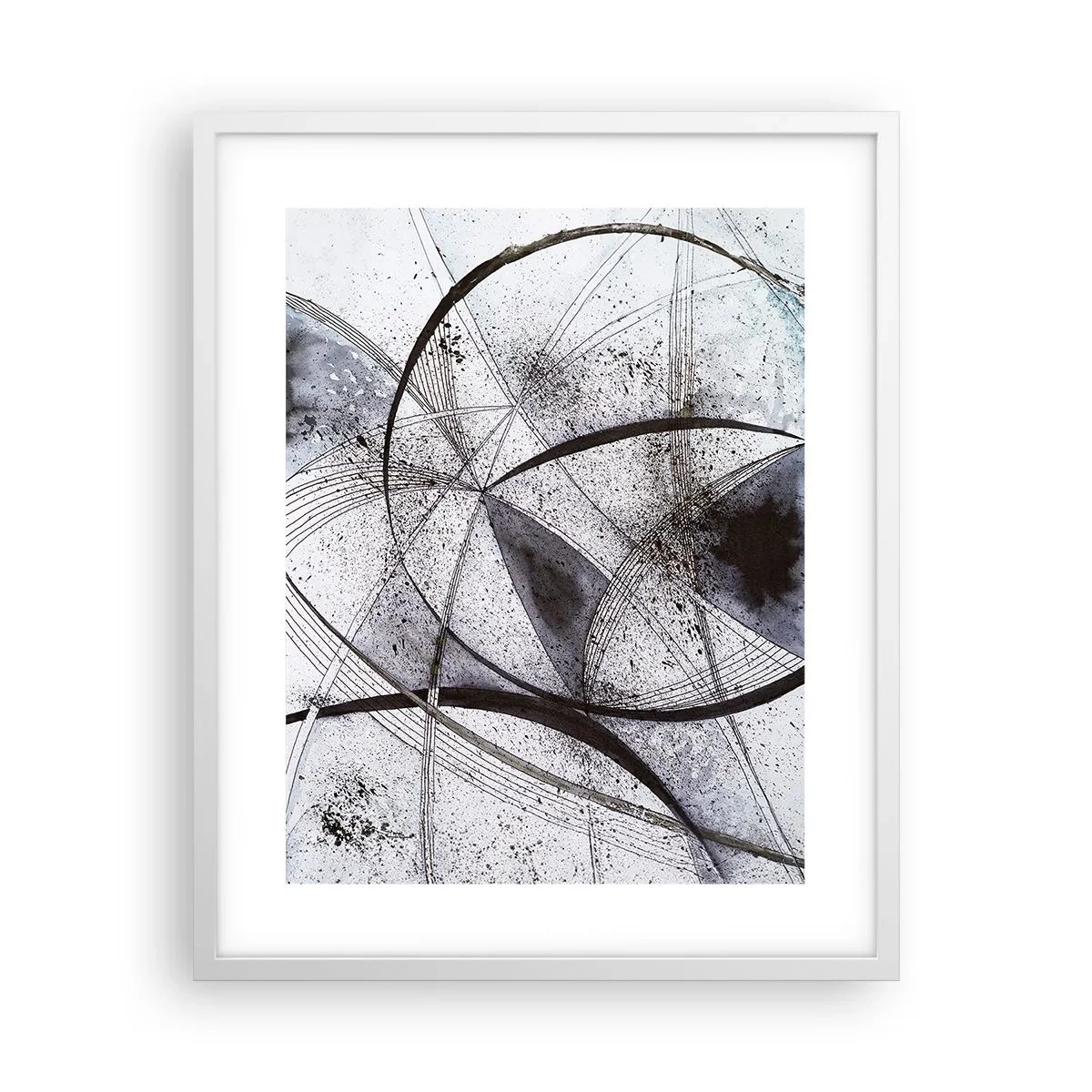 Poster in einem weißen Rahmen - Futuristische Fantasie - 40x50 cm