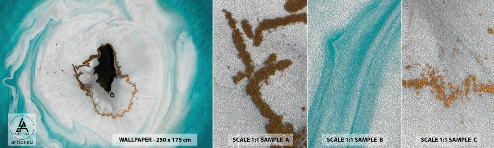 Fototapeten Muster Premium Sand - Nach Innen eindringen - Abstraktion, Stück, Stein - 100x30 cm