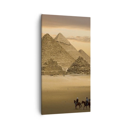 Bild auf Leinwand - Leinwandbild - Seit Tausenden von Jahren keine Veränderung - 55x100 cm