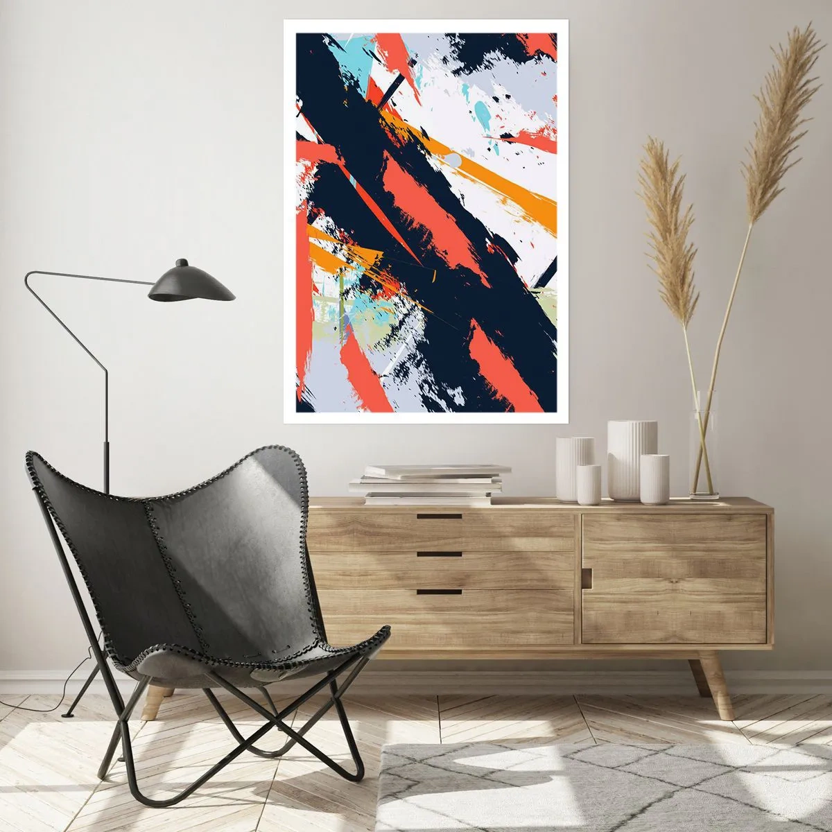 Poster - Dynamische Komposition - 61x91 cm