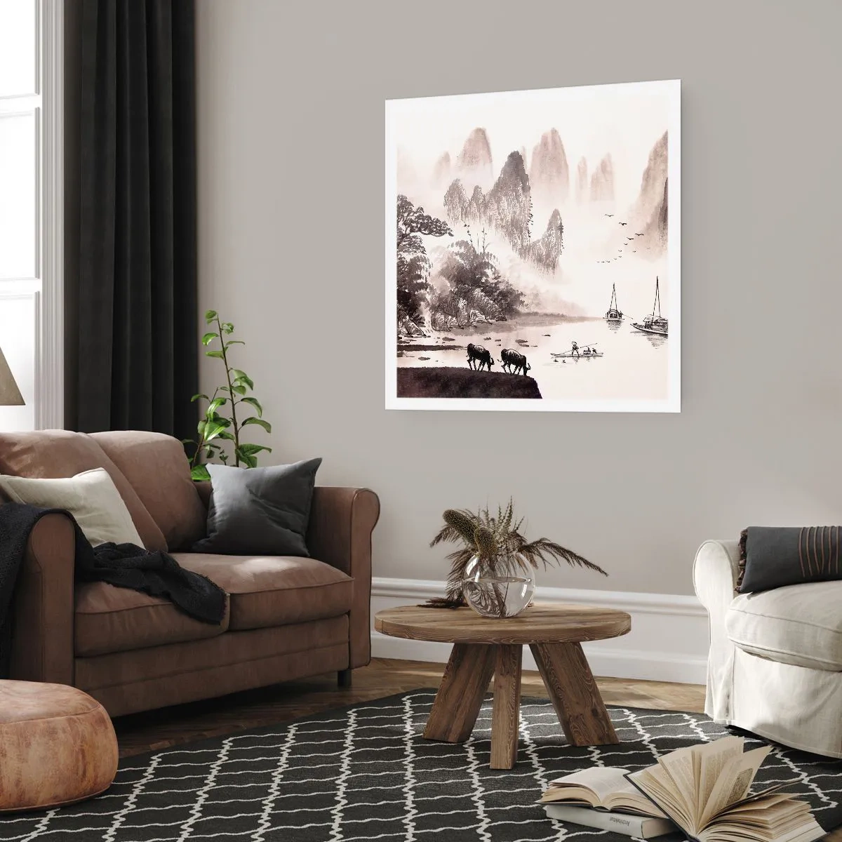 Poster - Der exotische Alltag des Ostens - 50x50 cm