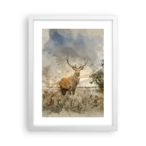 Poster in einem weißen Rahmen - Würde – Stärke – Würde - 30x40 cm