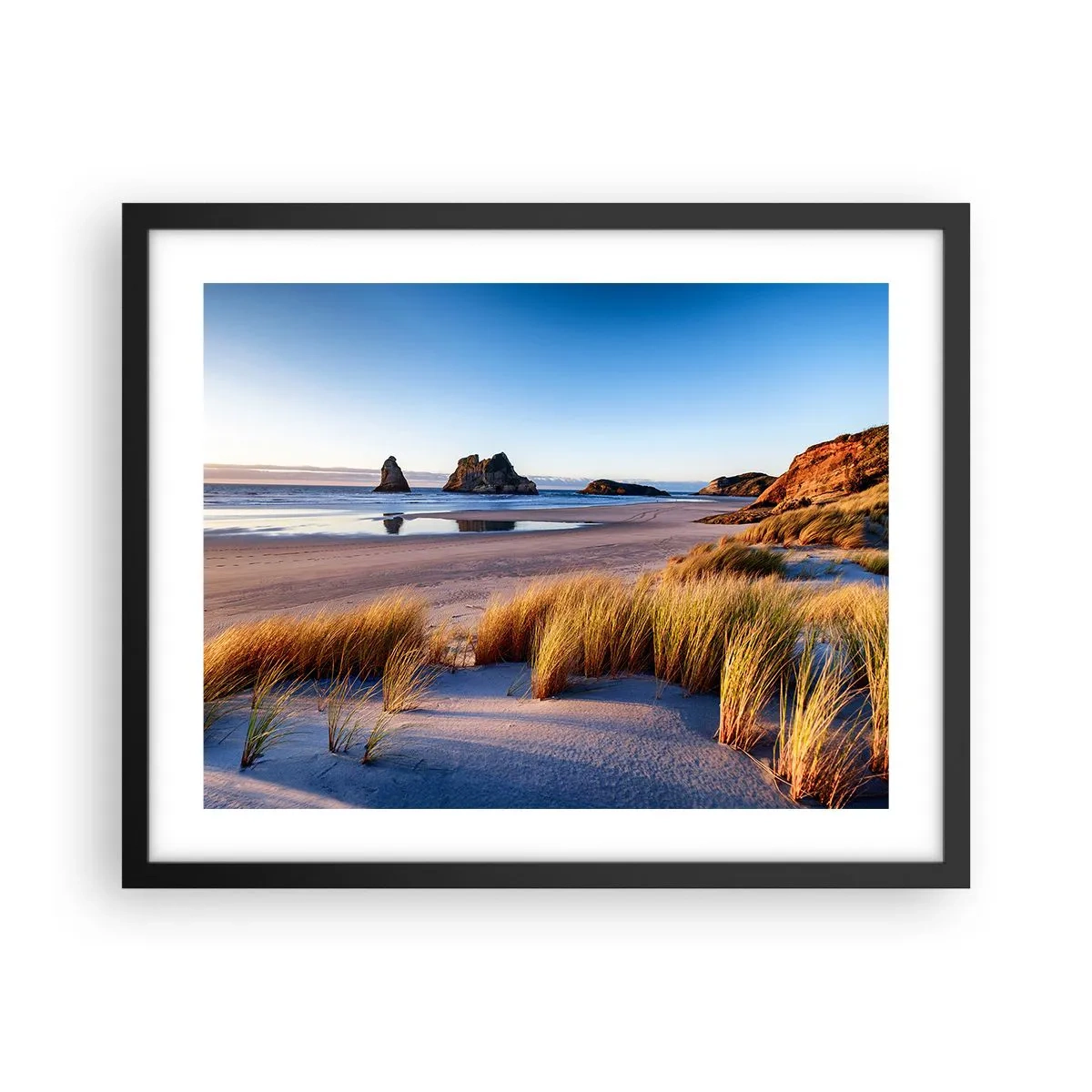 Poster in einem schwarzem Rahmen - Für Friedenssuchende - 50x40 cm