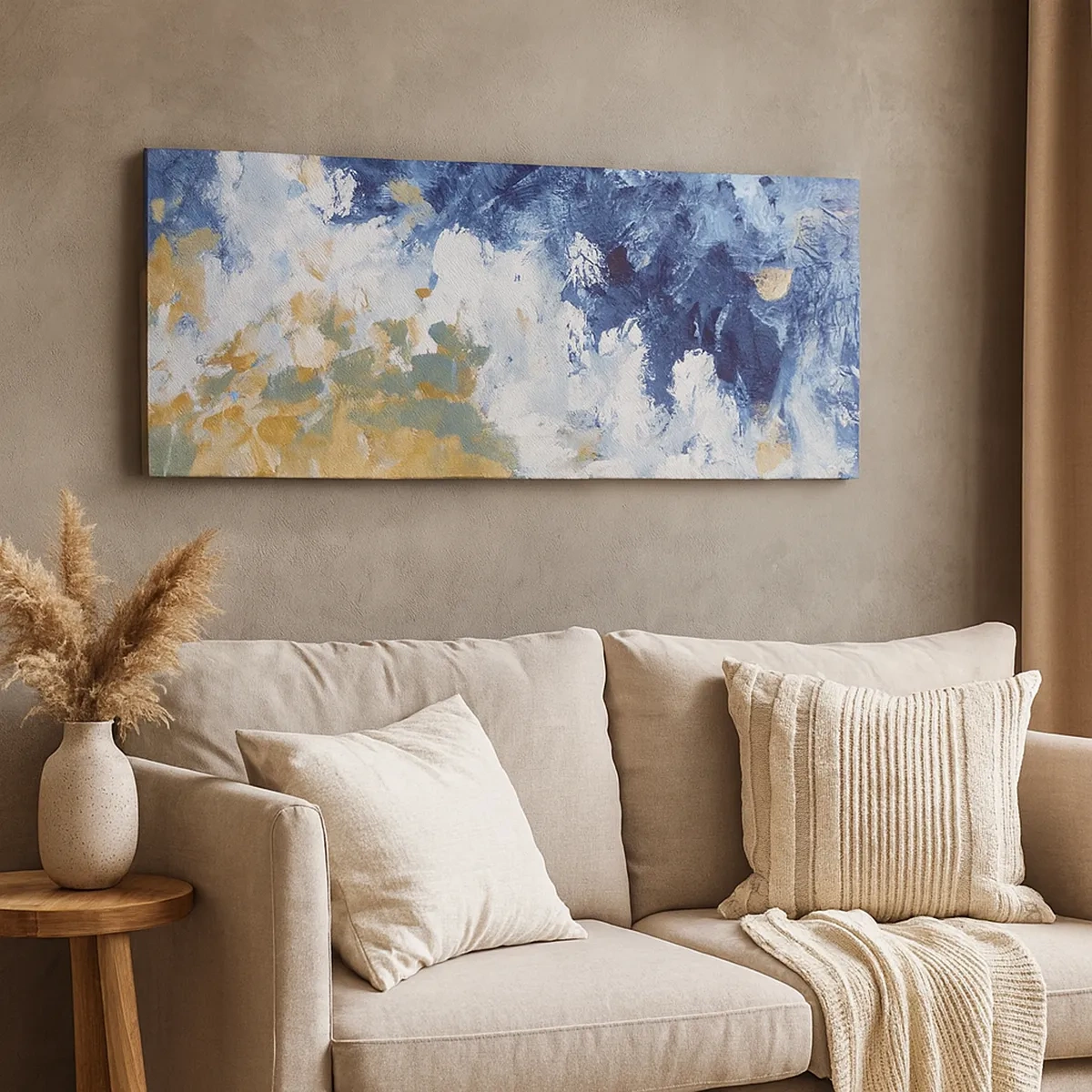 Bild auf Leinwand - Leinwandbild - Tanz der Naturelemente - 30x30 cm