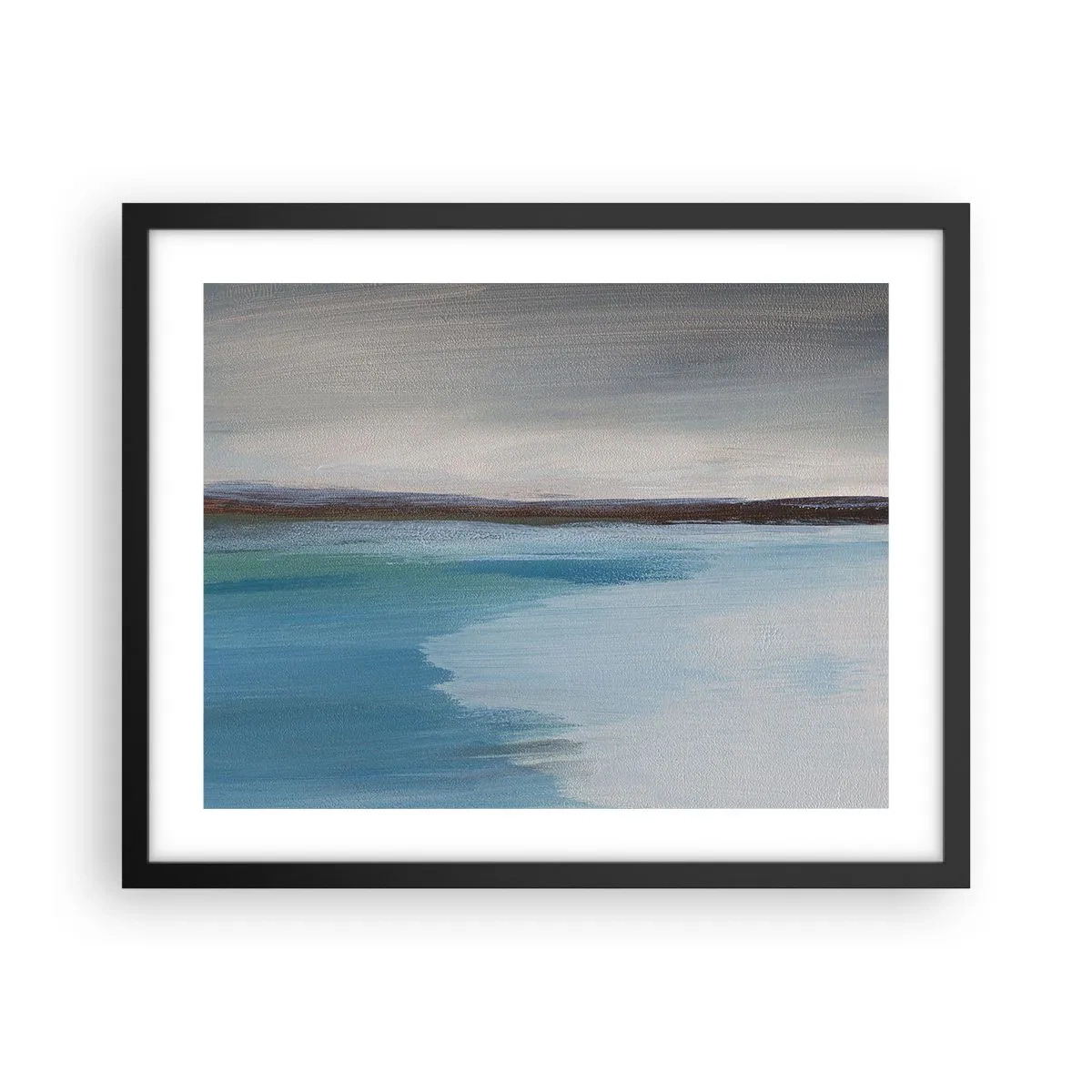 Poster in einem schwarzem Rahmen - Horizontale Landschaft - 50x40 cm