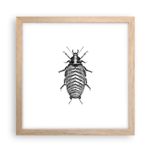 Poster in einem Rahmen aus heller Eiche - Was für ein Exemplar! - 30x30 cm