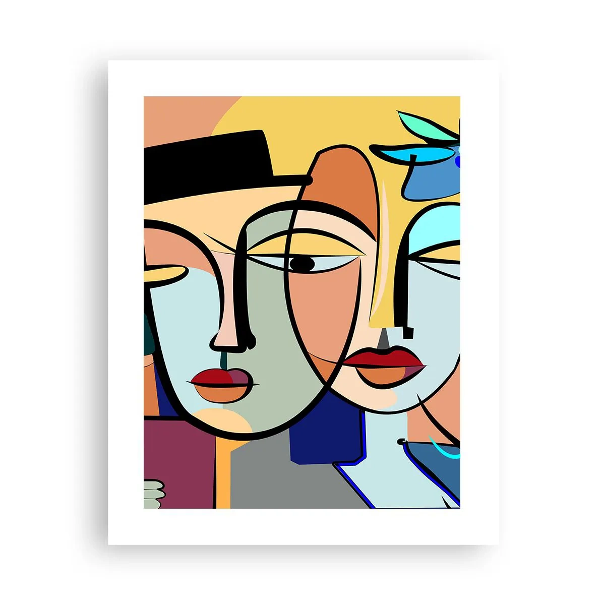 Poster - Picassos randez vous - 40x50 cm