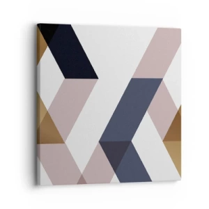 Bild auf Leinwand - Leinwandbild - Ebenen und Winkel - 30x30 cm