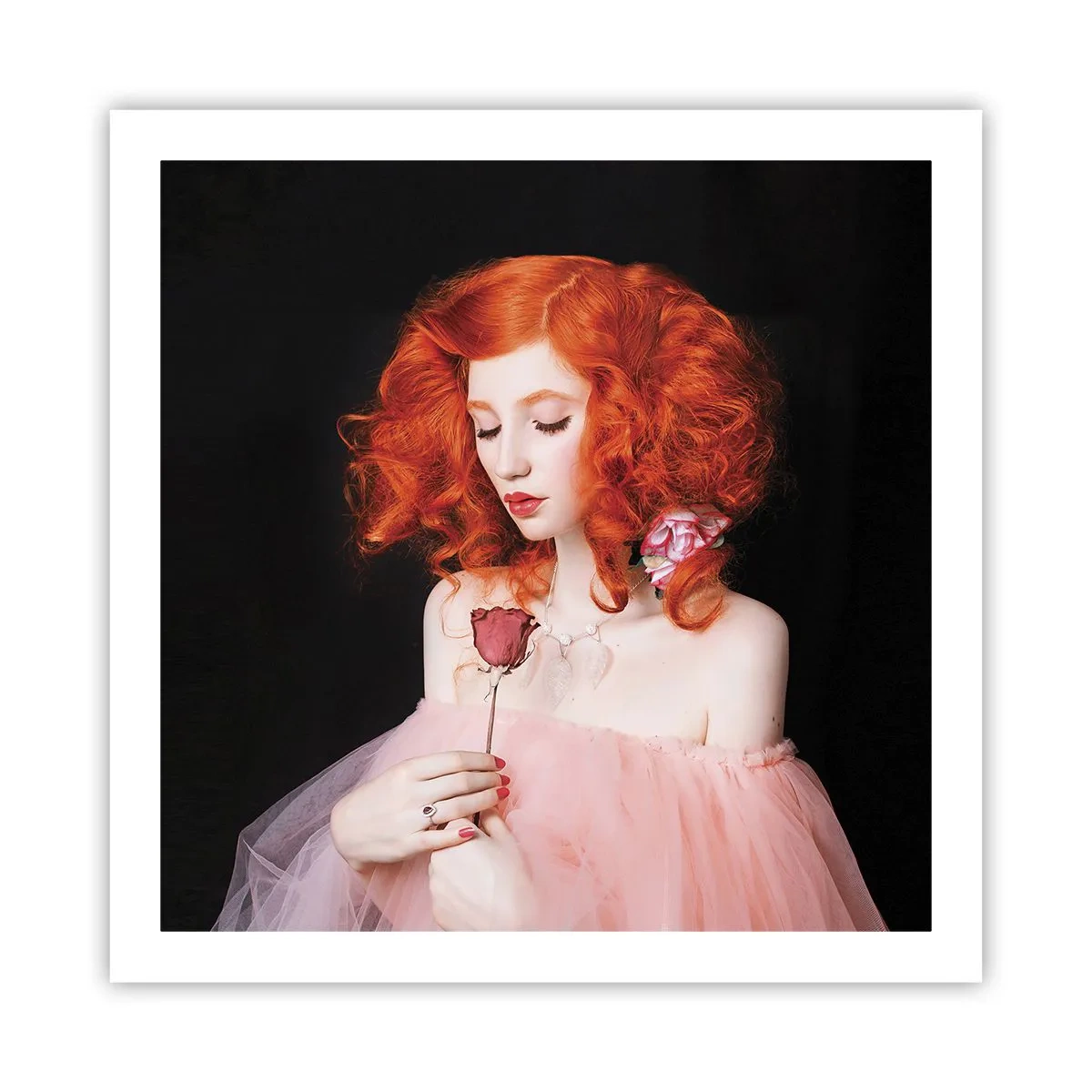 Poster - Im barocken Stil - 60x60 cm