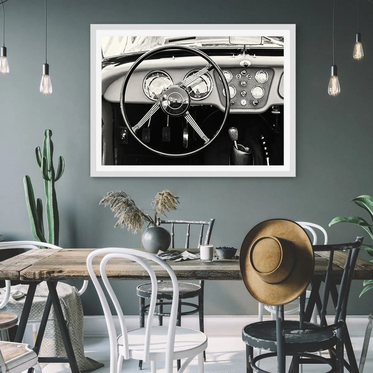 Poster in einem weißen Rahmen - Ein Sammlertraum - 50x40 cm