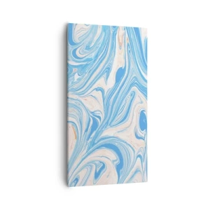 Bild auf Leinwand - Leinwandbild - Sumpf in Türkis - 55x100 cm