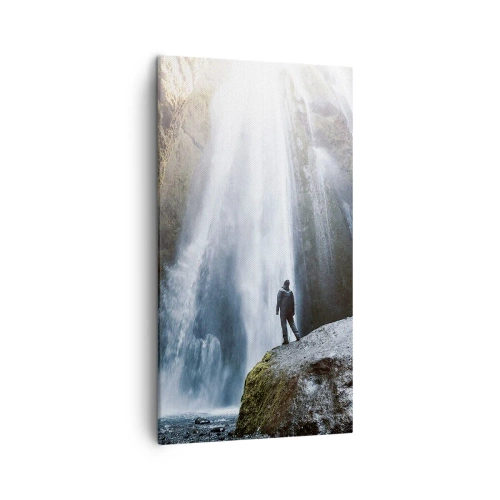 Bild auf Leinwand - Leinwandbild - Wiederherstellung der Proportionen - 45x80 cm
