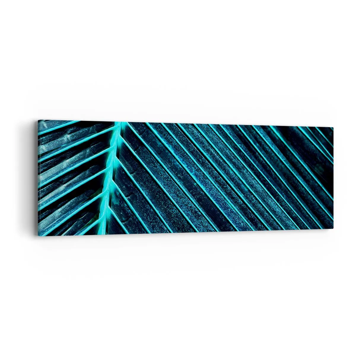 Bild auf Leinwand - Leinwandbild - Grüne Textur - 90x30 cm