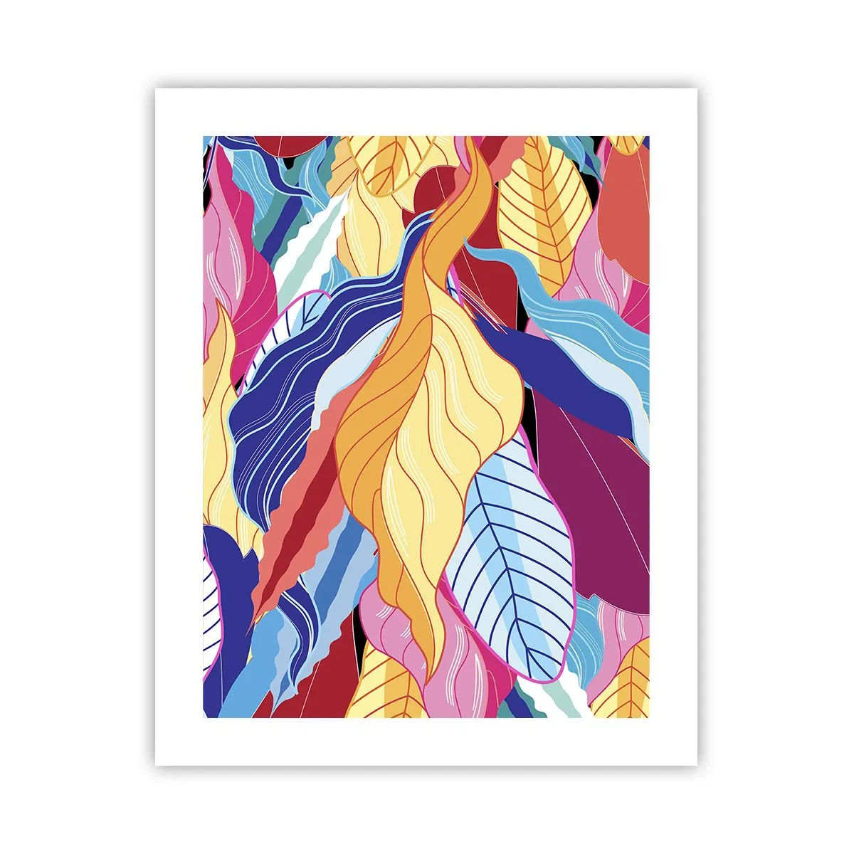 Poster - Buntes Durcheinander - 40x50 cm