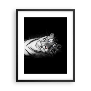 Poster in einem schwarzem Rahmen - Wildnis und Frieden - 40x50 cm