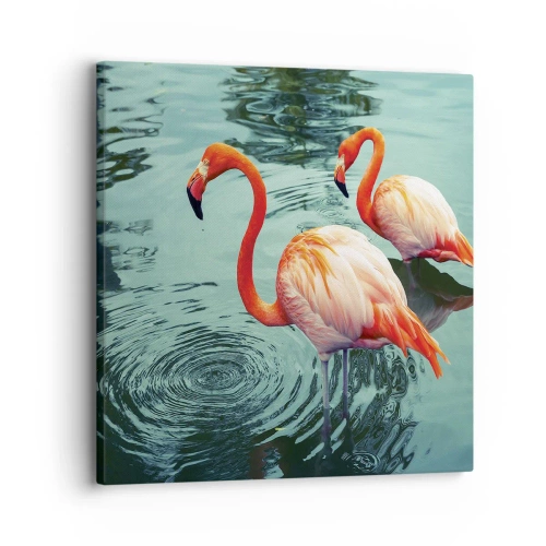 Bild auf Leinwand - Leinwandbild - Wir sind jetzt in Mode - 30x30 cm