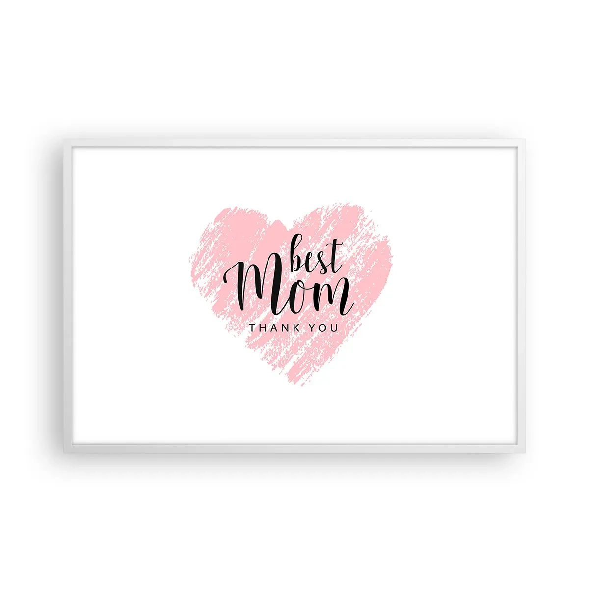 Poster in einem weißen Rahmen - Immer der richtige Moment - 91x61 cm