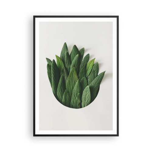 Poster in einem schwarzem Rahmen - Ungebremste Neugier - 70x100 cm