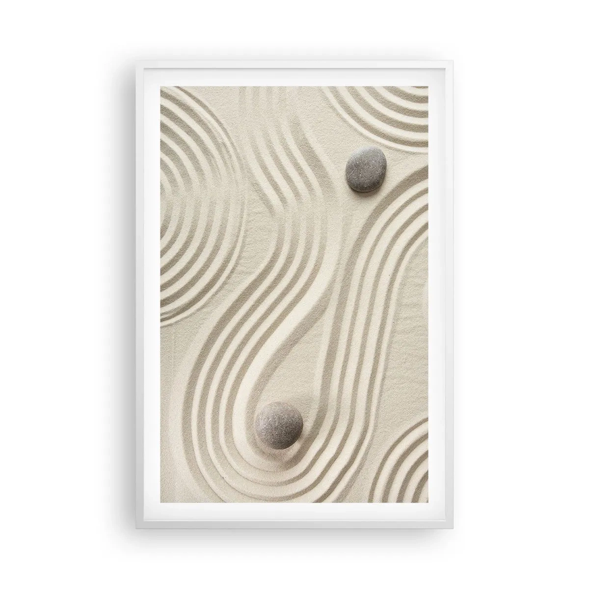 Poster in einem weißen Rahmen - Ein Hauch von Wärme - 61x91 cm