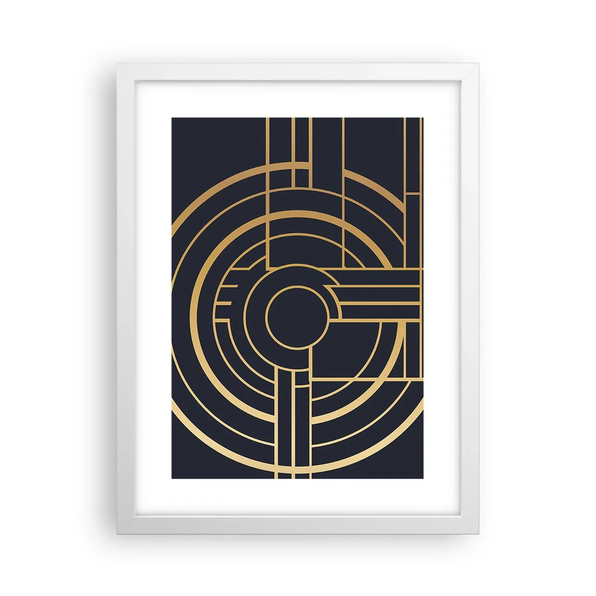 Poster in einem weißen Rahmen - Wendungen der Dinge - 30x40 cm