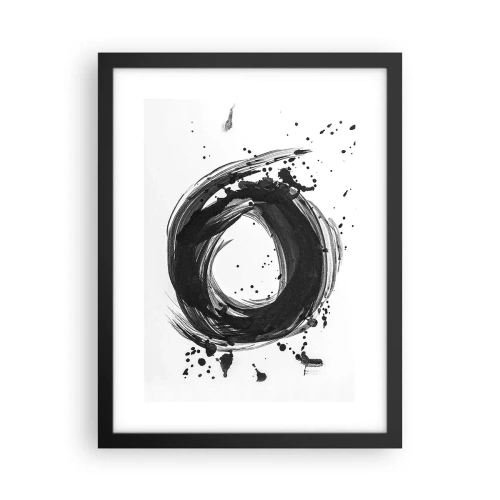 Poster in einem schwarzem Rahmen - Der Wirbel der Schöpfung - 30x40 cm