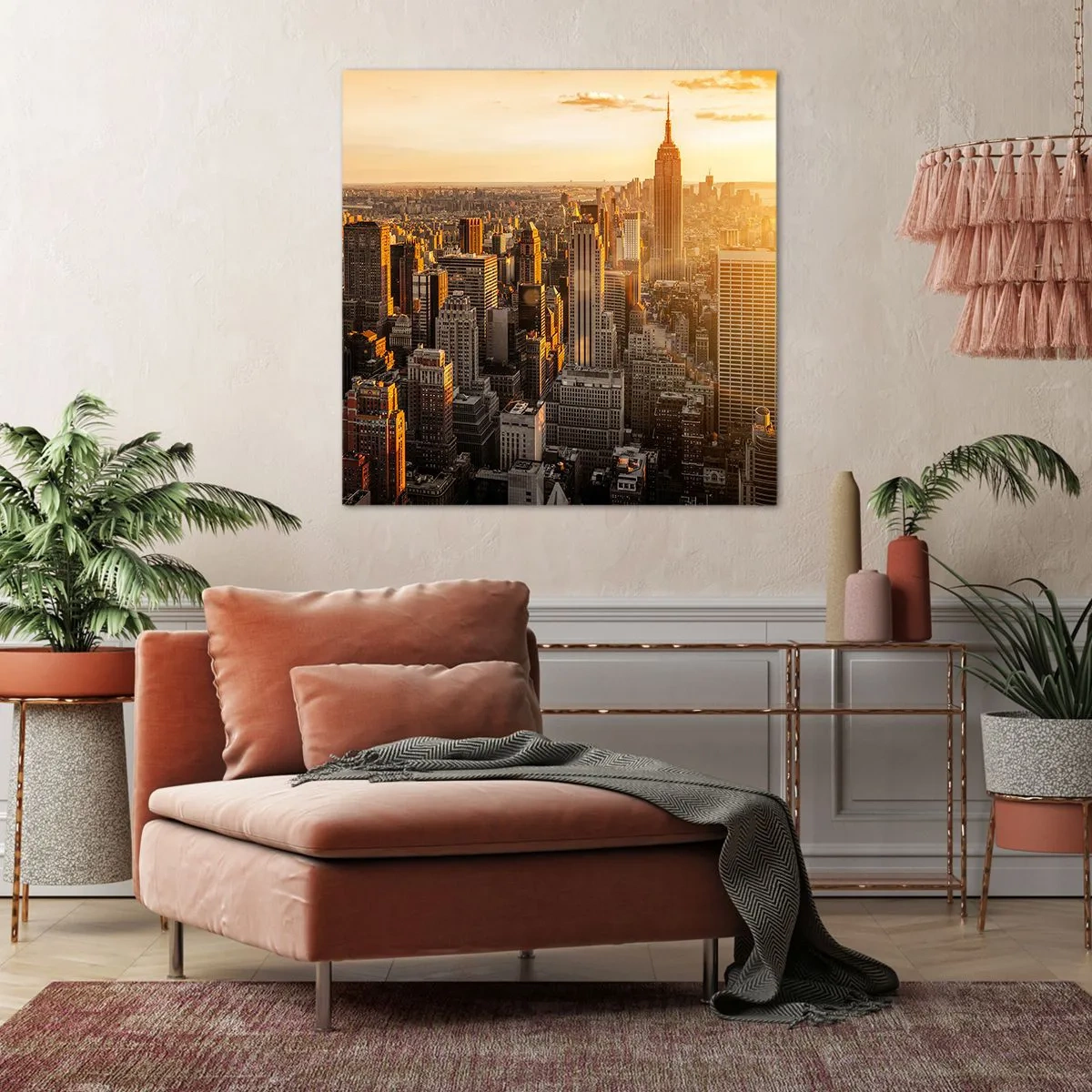 Bild auf Leinwand - Leinwandbild - In der Sonne wachsen - 60x60 cm