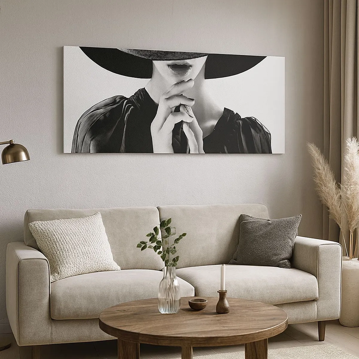 Bild auf Leinwand - Leinwandbild - Versteckte Schönheit - 100x40 cm