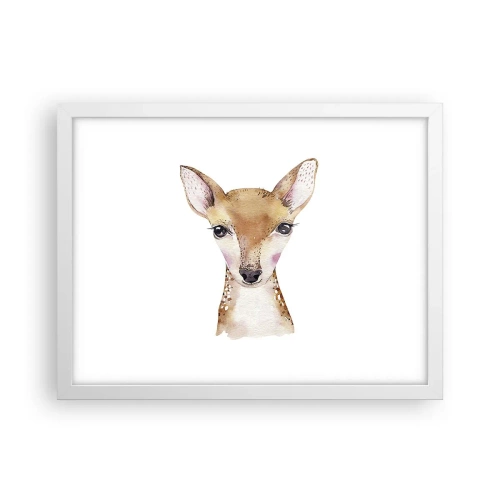 Poster in einem weißen Rahmen - Die Natur der Unschuld - 40x30 cm