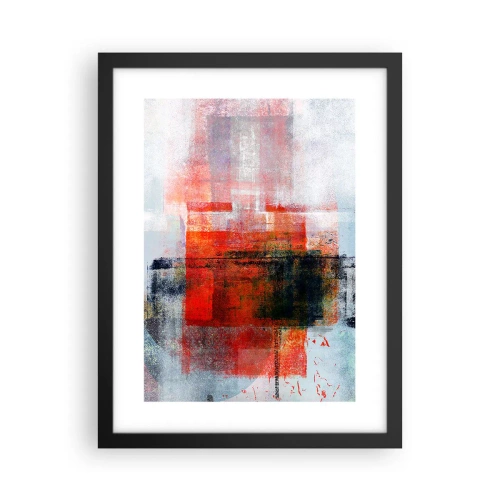 Poster in einem schwarzem Rahmen - Komposition leuchtet - 30x40 cm