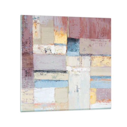 Glasbild - Bild auf glas - Ruhe der Geometrie - 40x40 cm