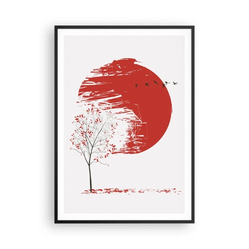 Poster in einem schwarzem Rahmen - Kennst du dieses Land? - 70x100 cm