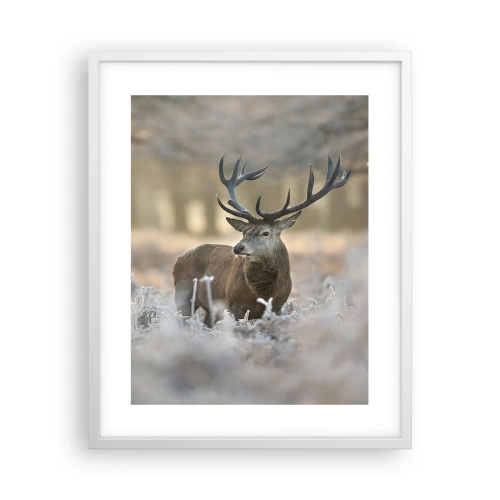 Poster in einem weißen Rahmen - Ein flotter Morgen - 40x50 cm