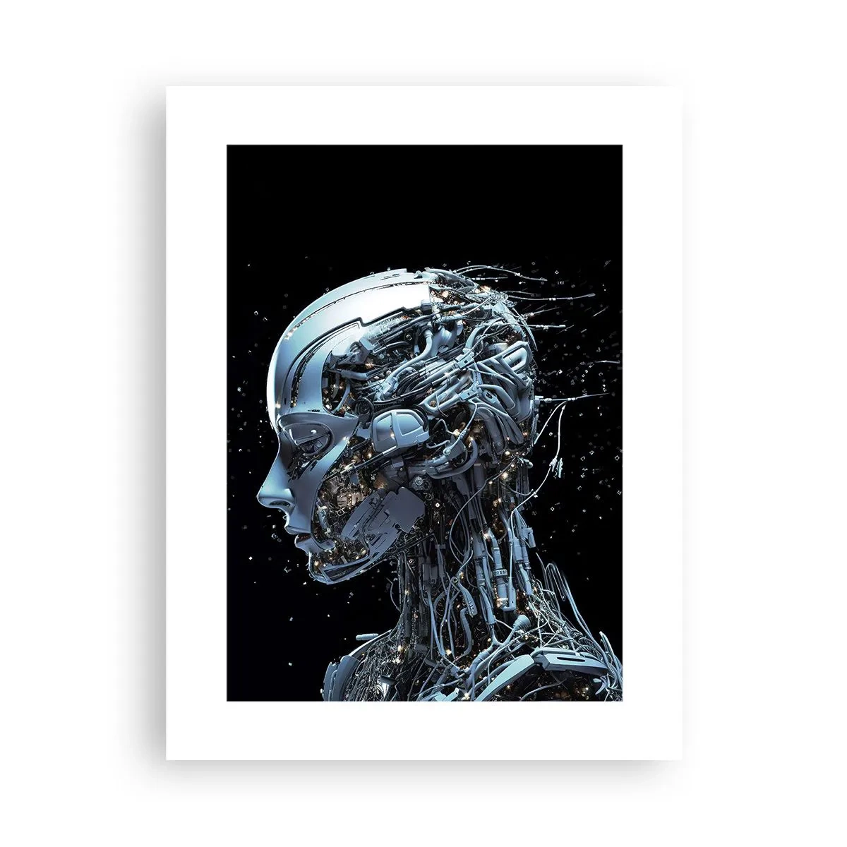 Poster - Technologie ist eine Frau - 30x40 cm