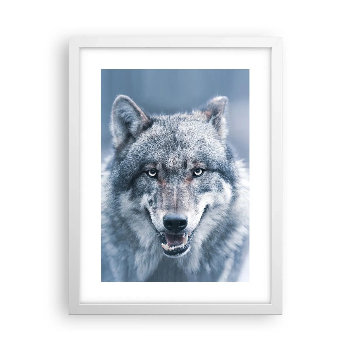 Poster in einem weißen Rahmen - Werden Sie die Herausforderung annehmen? - 30x40 cm