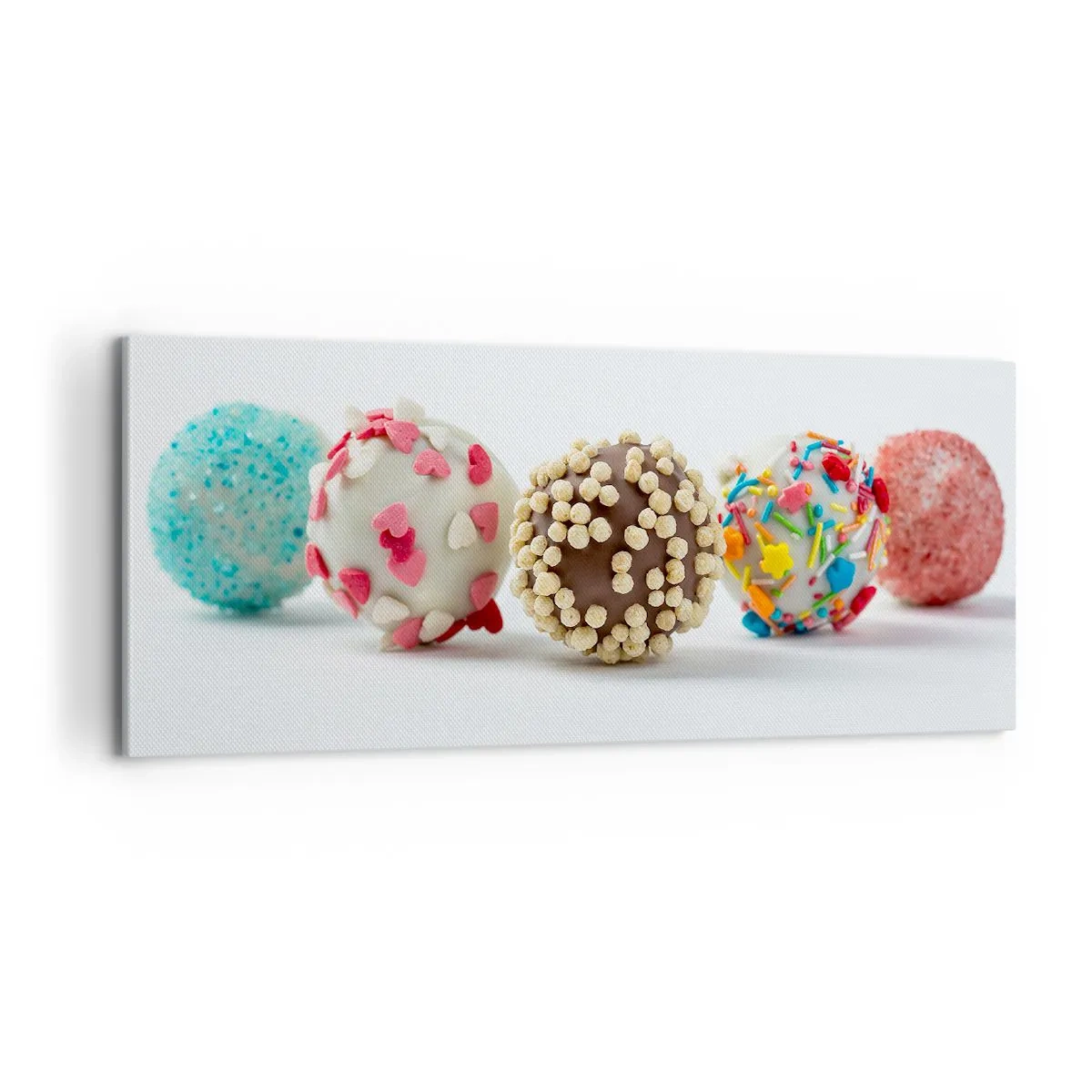 Bild auf Leinwand - Leinwandbild - Das Leben kann süß sein - 100x40 cm