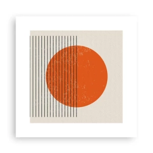 Poster - Immer die Sonne - 30x30 cm