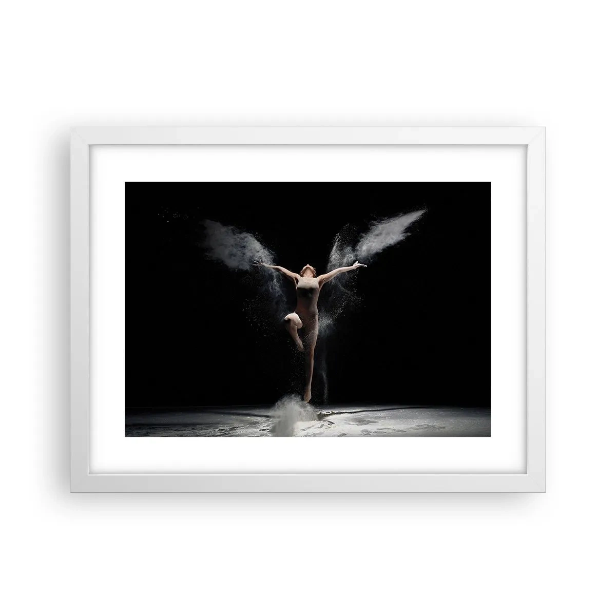 Poster in einem weißen Rahmen - Elfen existieren - 40x30 cm