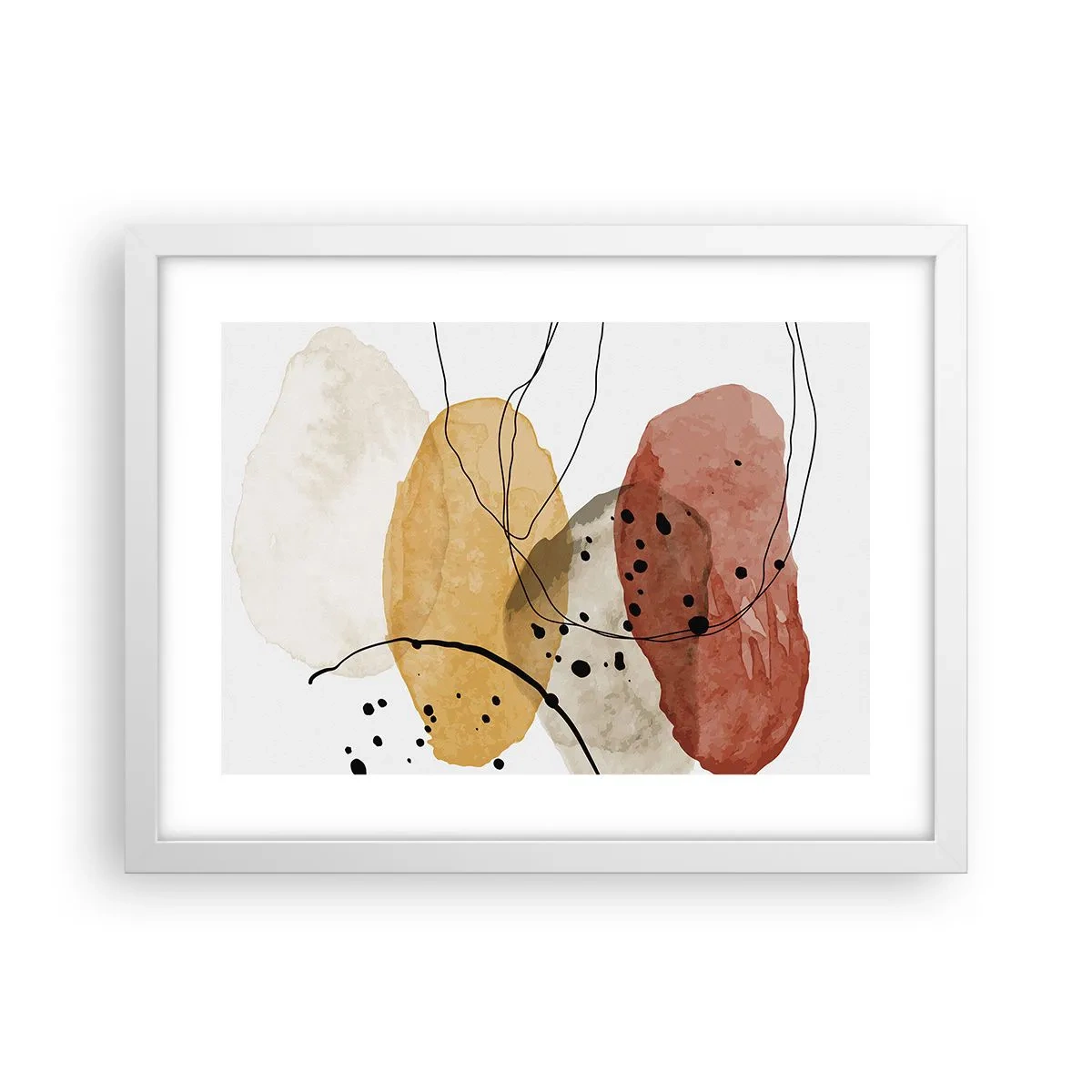 Poster in einem weißen Rahmen - Wie leichte, transparente Luft - 40x30 cm