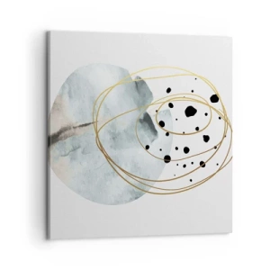 Bild auf Leinwand - Leinwandbild - Vom Weltraum umarmt - 60x60 cm