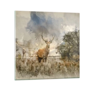 Glasbild - Bild auf glas - Würde – Stärke – Würde - 30x30 cm