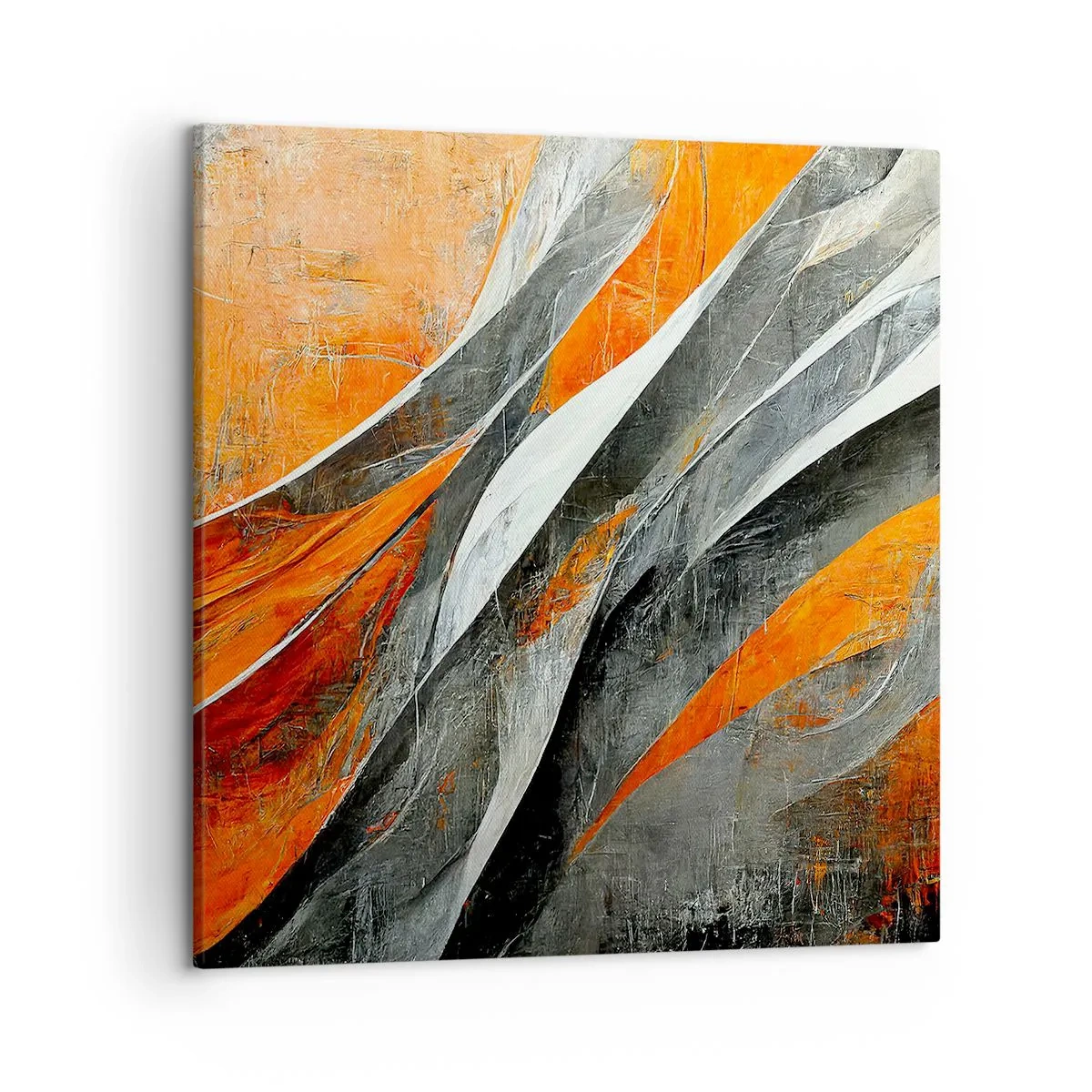 Bild auf Leinwand - Leinwandbild - Hitze und Kälte - 50x50 cm