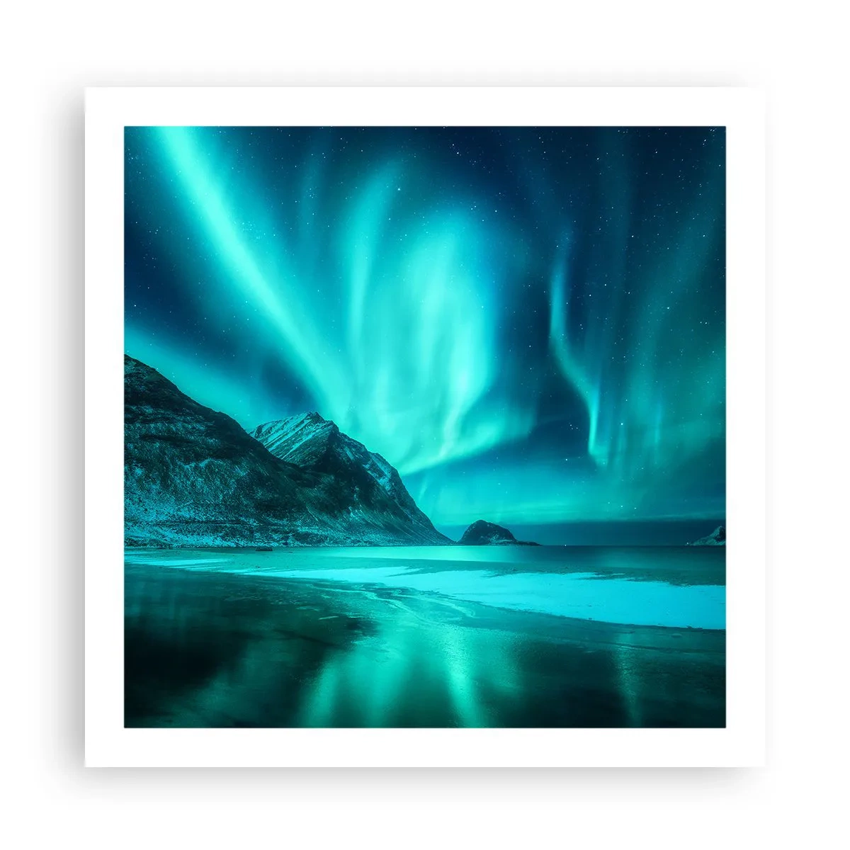 Poster - Wunder des Nordens - 60x60 cm