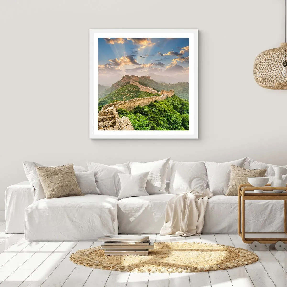 Poster in einem weißen Rahmen - Ewige Größe - 60x60 cm