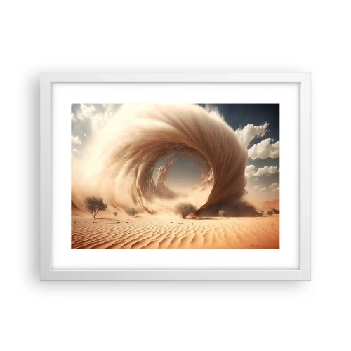 Poster in einem weißen Rahmen - Geöffnetes Portal - 40x30 cm